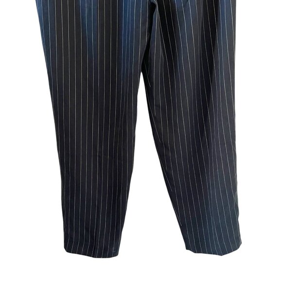 Express NEW Stylist Super High-Rise Pinstripe Ankle Pants Size 8 - Picture 11 of 15